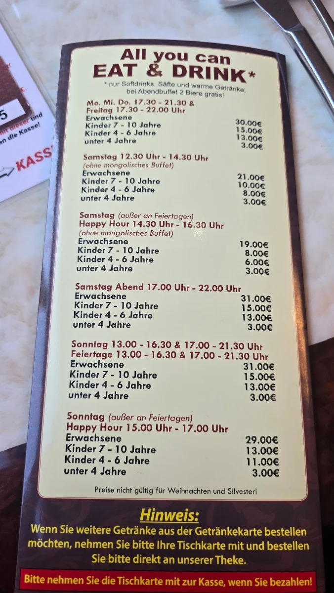 Speisekarte photo 2