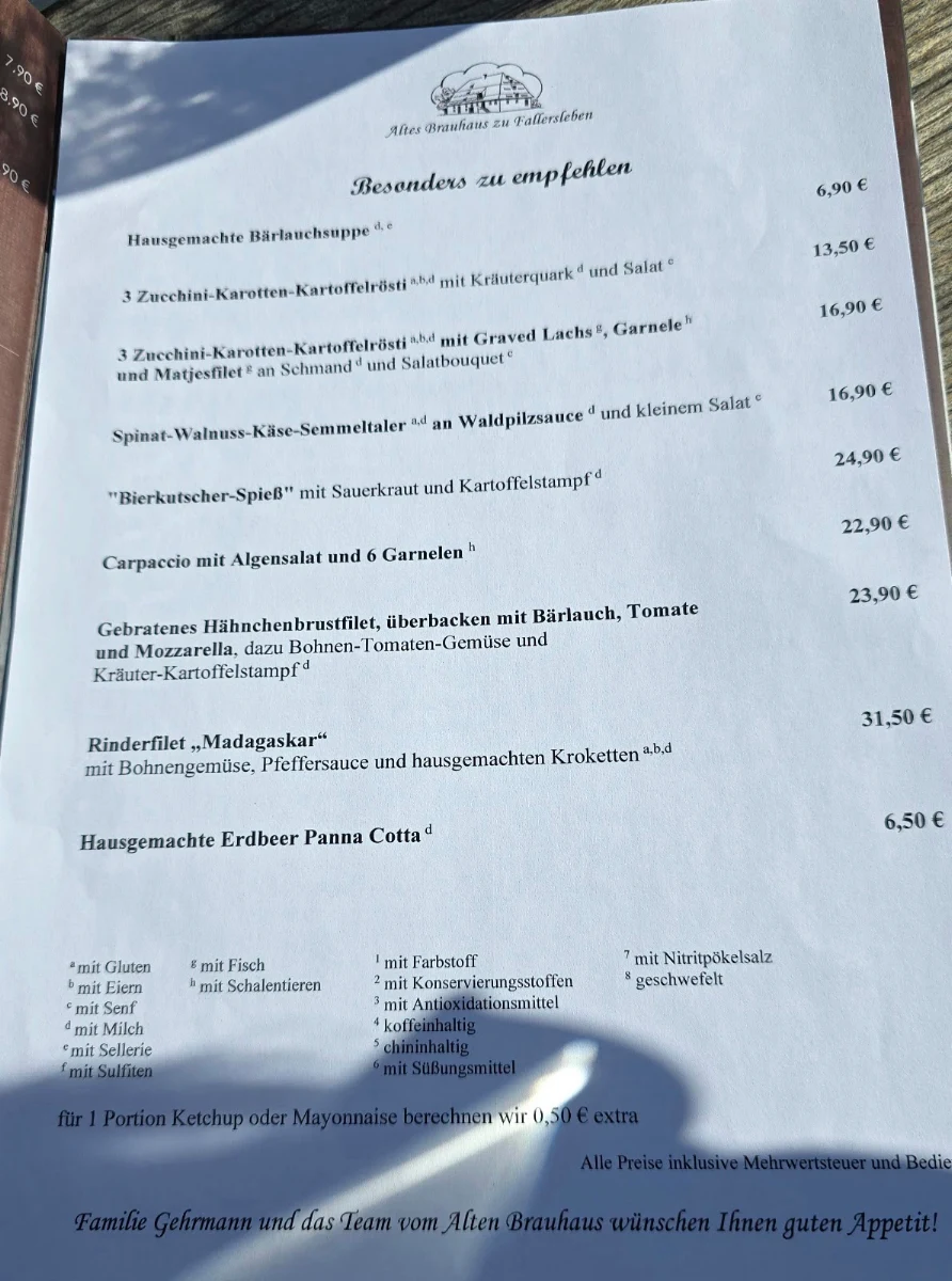 Speisekarte photo 10