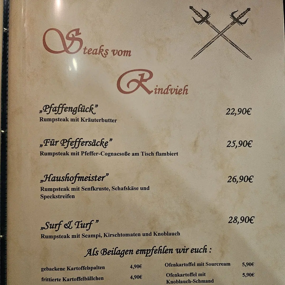 Speisekarte photo 2