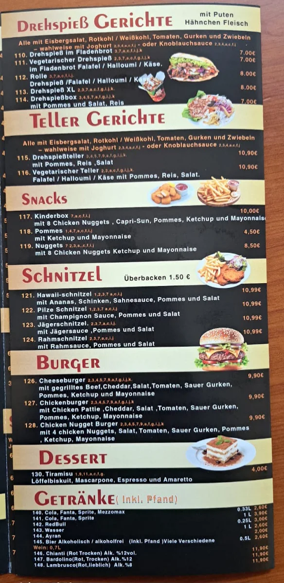Speisekarte photo 1