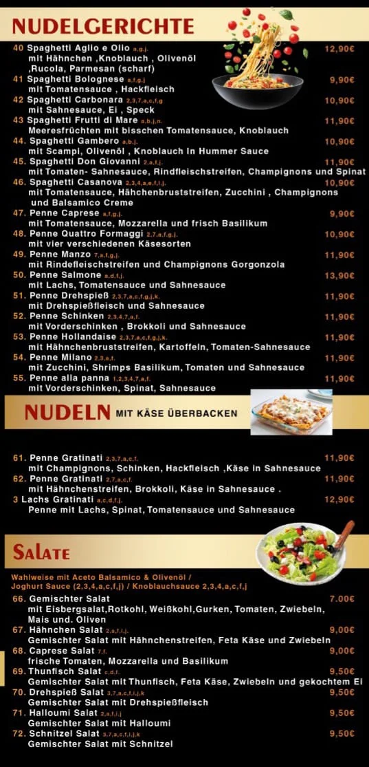 Speisekarte photo 2