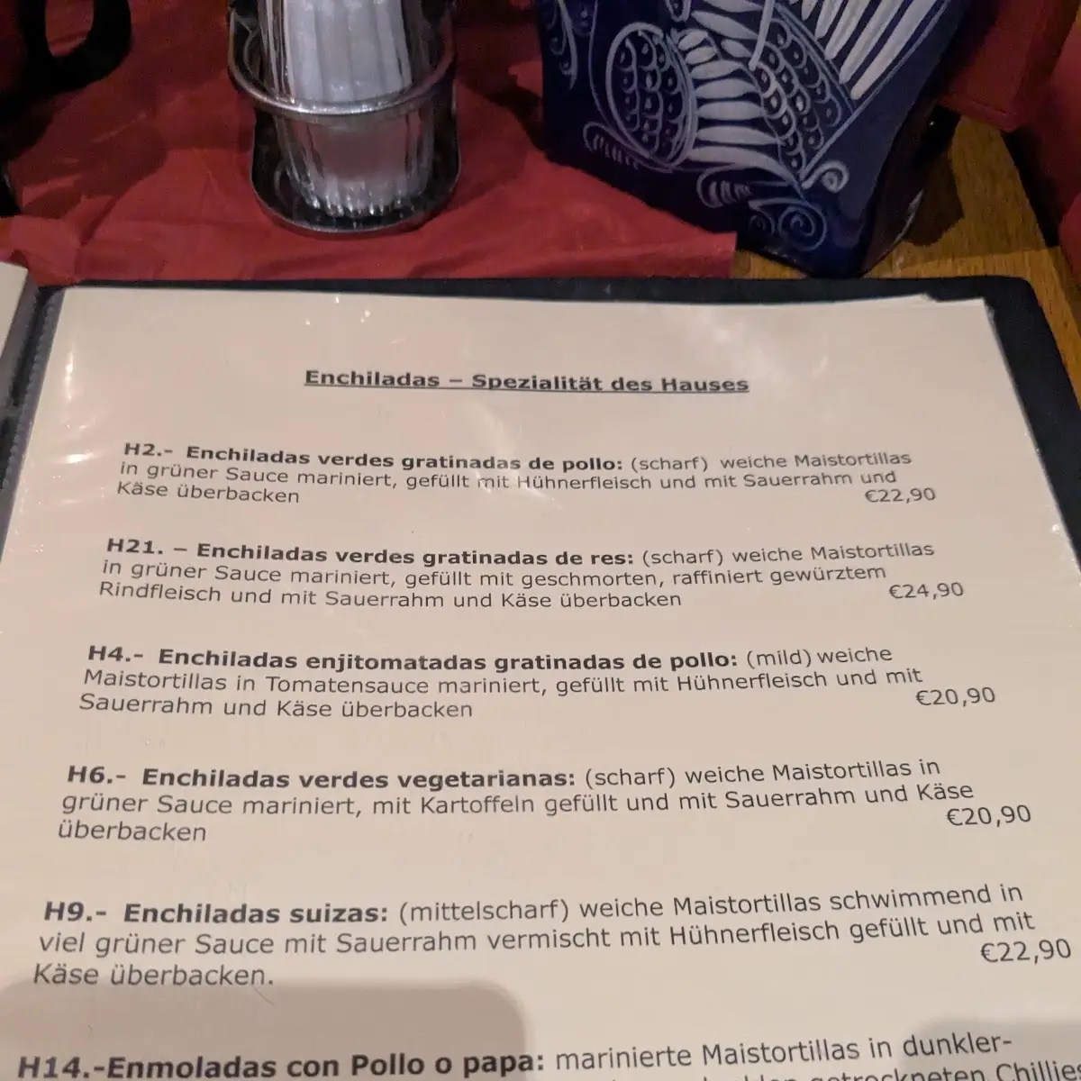 Speisekarte photo 6