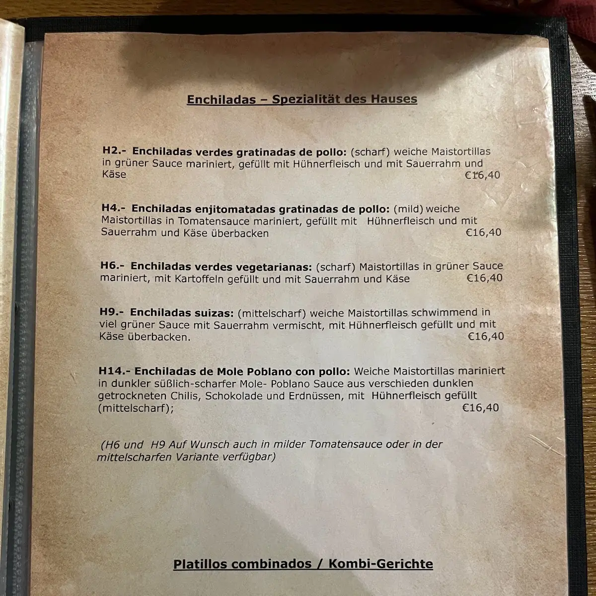 Speisekarte photo 7