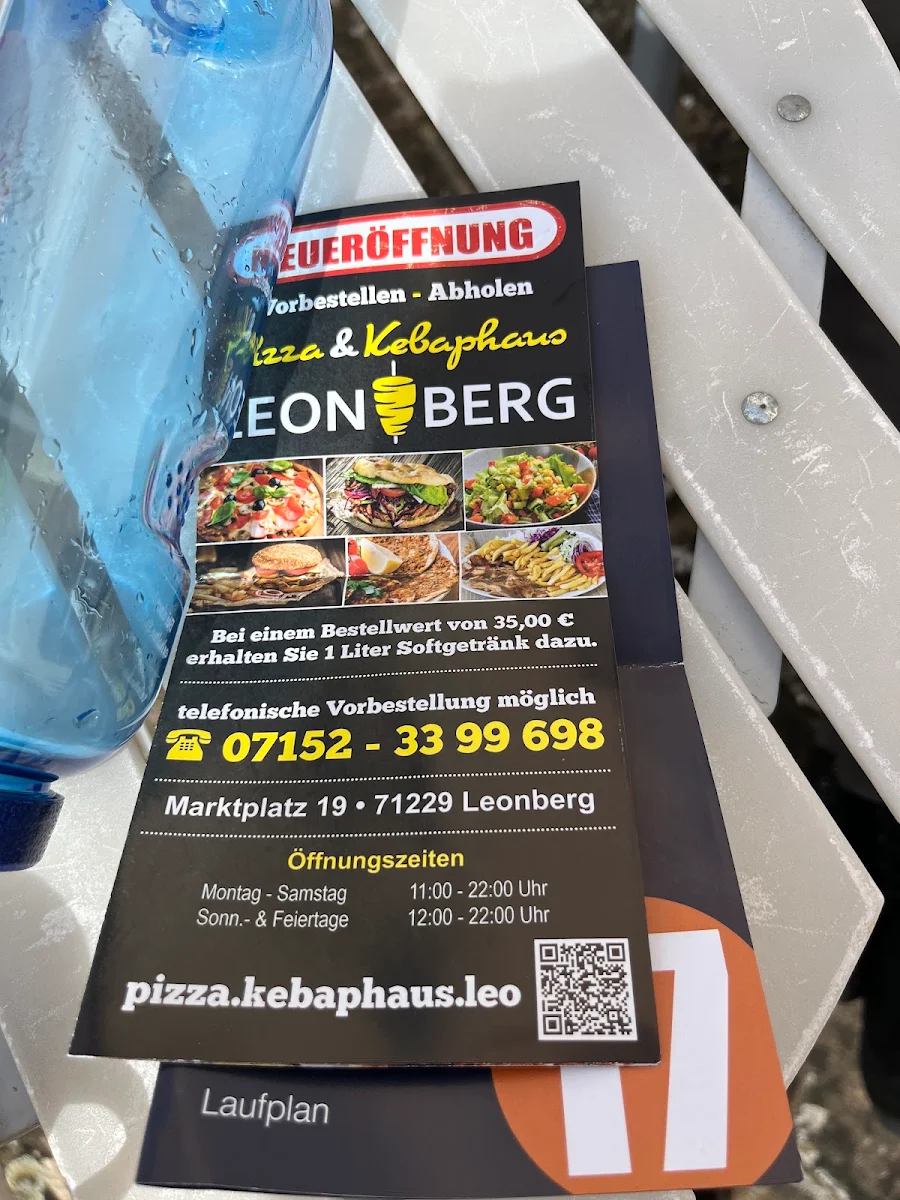 Speisekarte, Pizza & Kebaphaus Leonberg