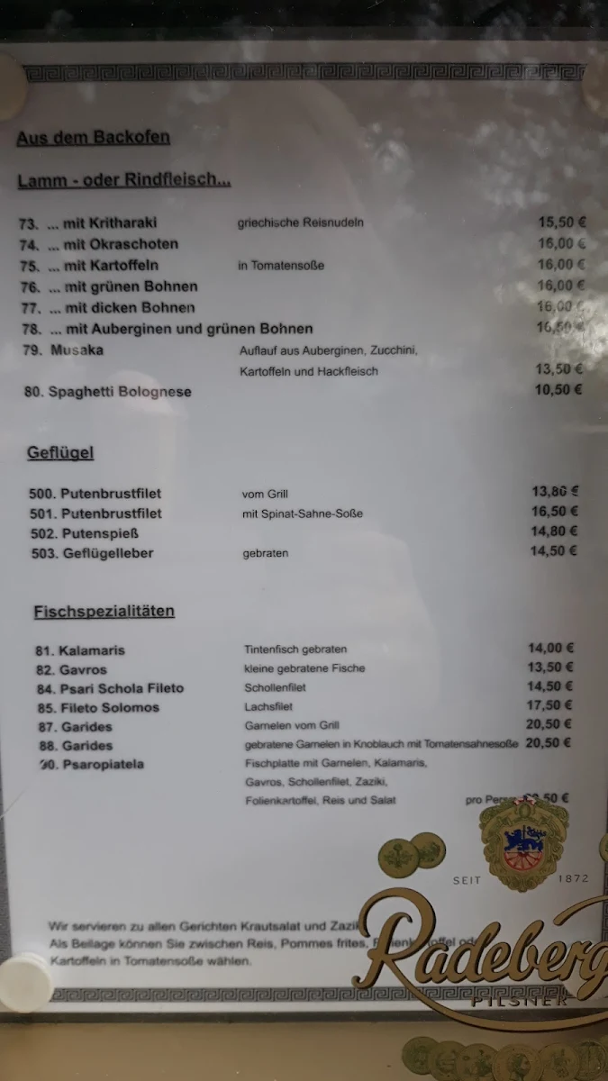 Speisekarte photo 2