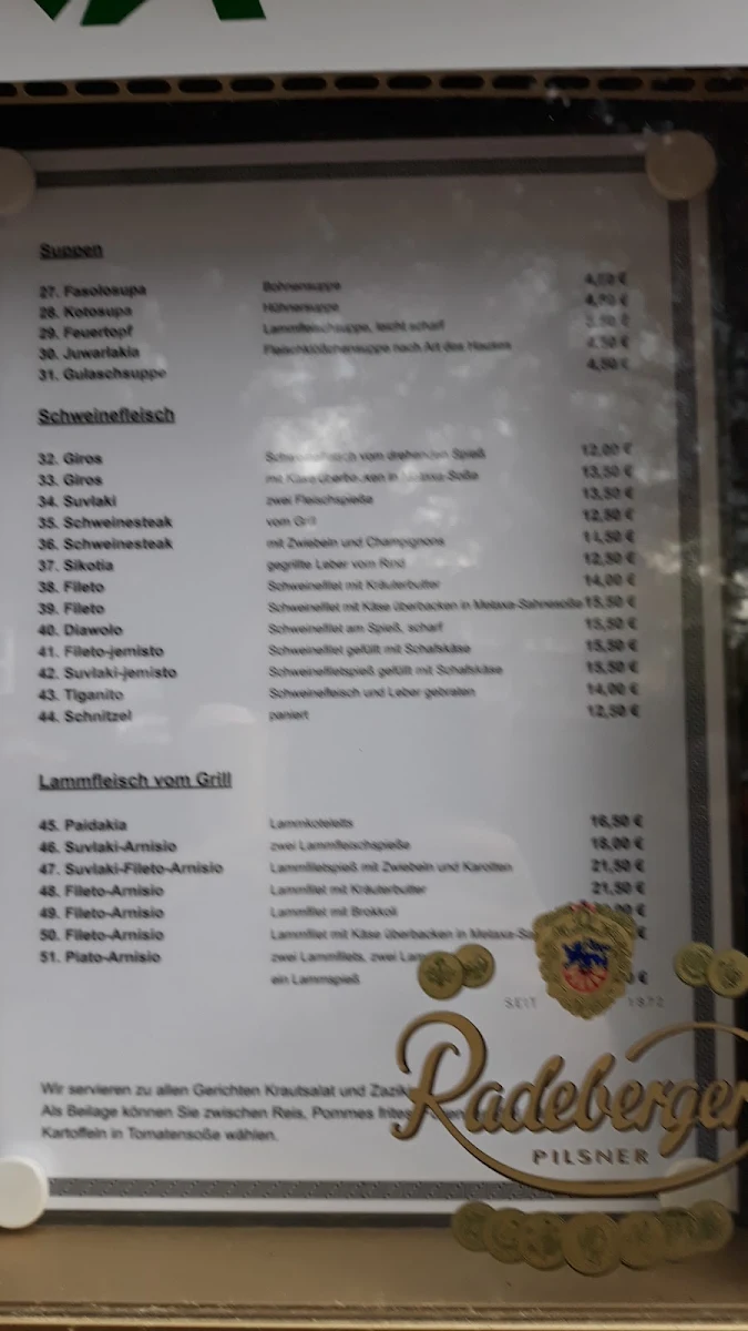 Speisekarte photo 5