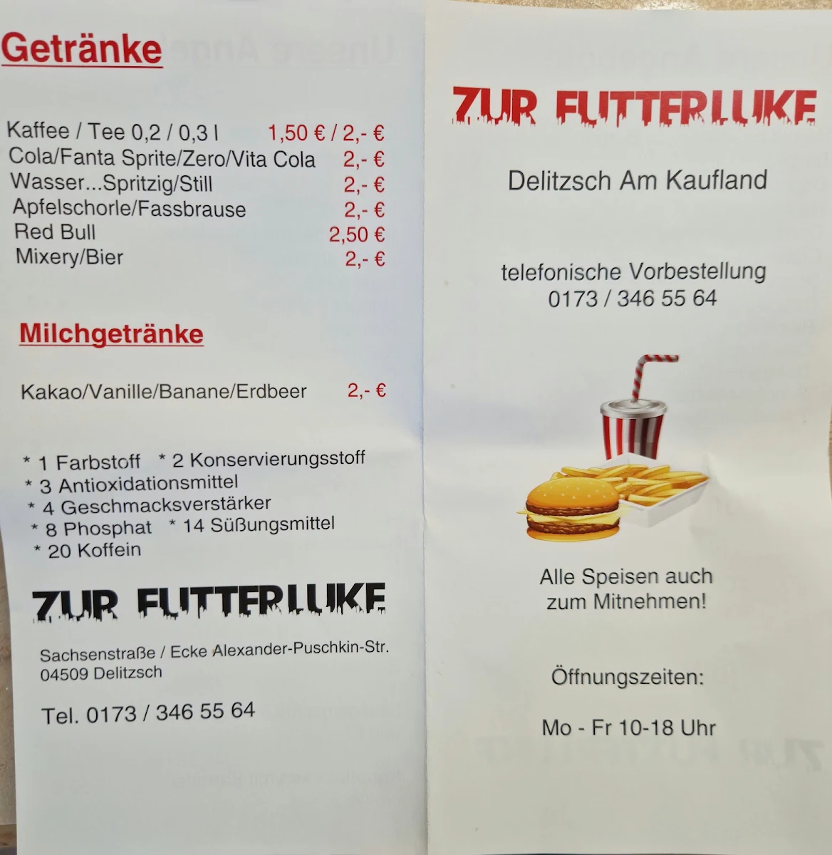 Speisekarte photo 4