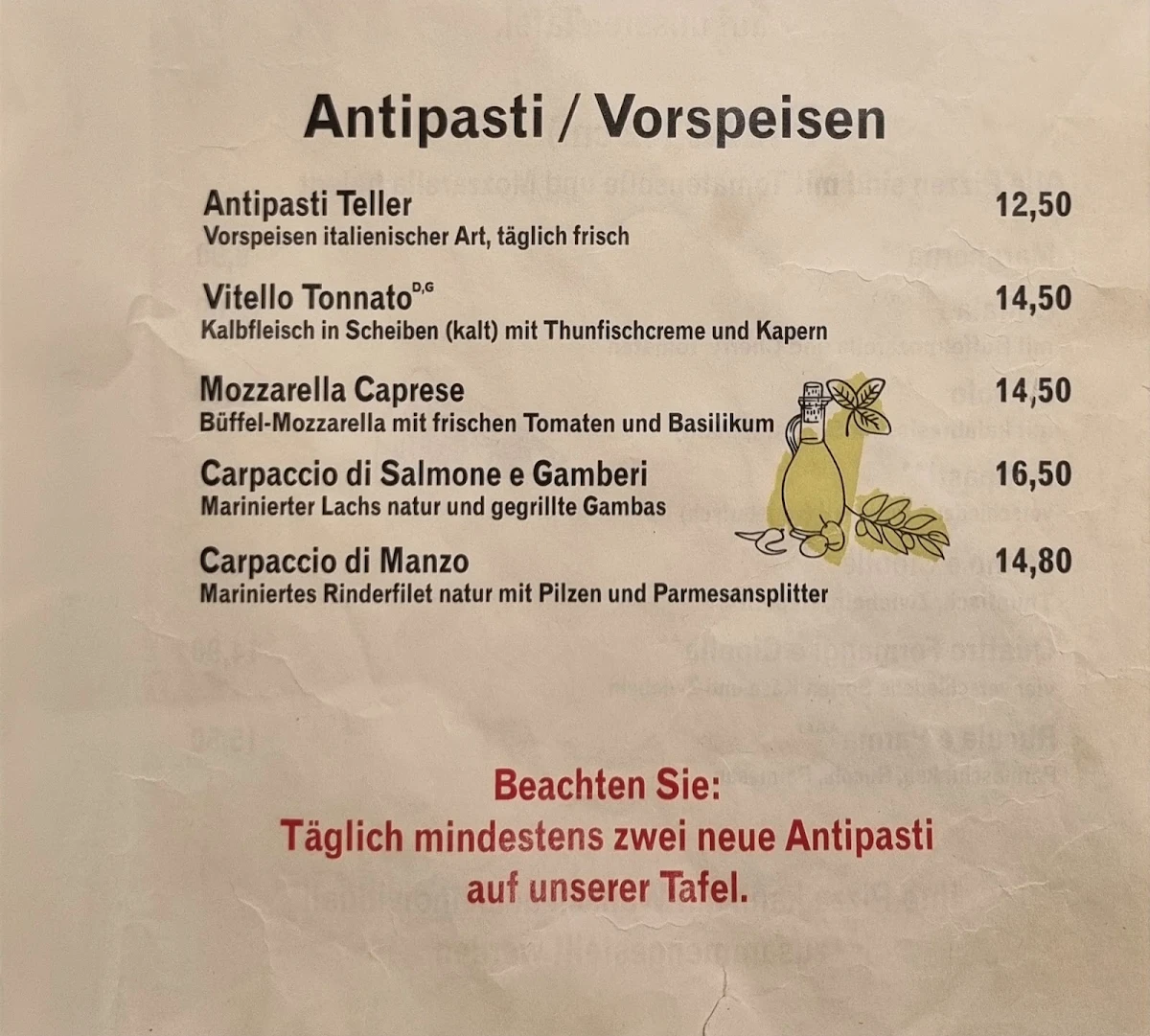 Speisekarte photo 6