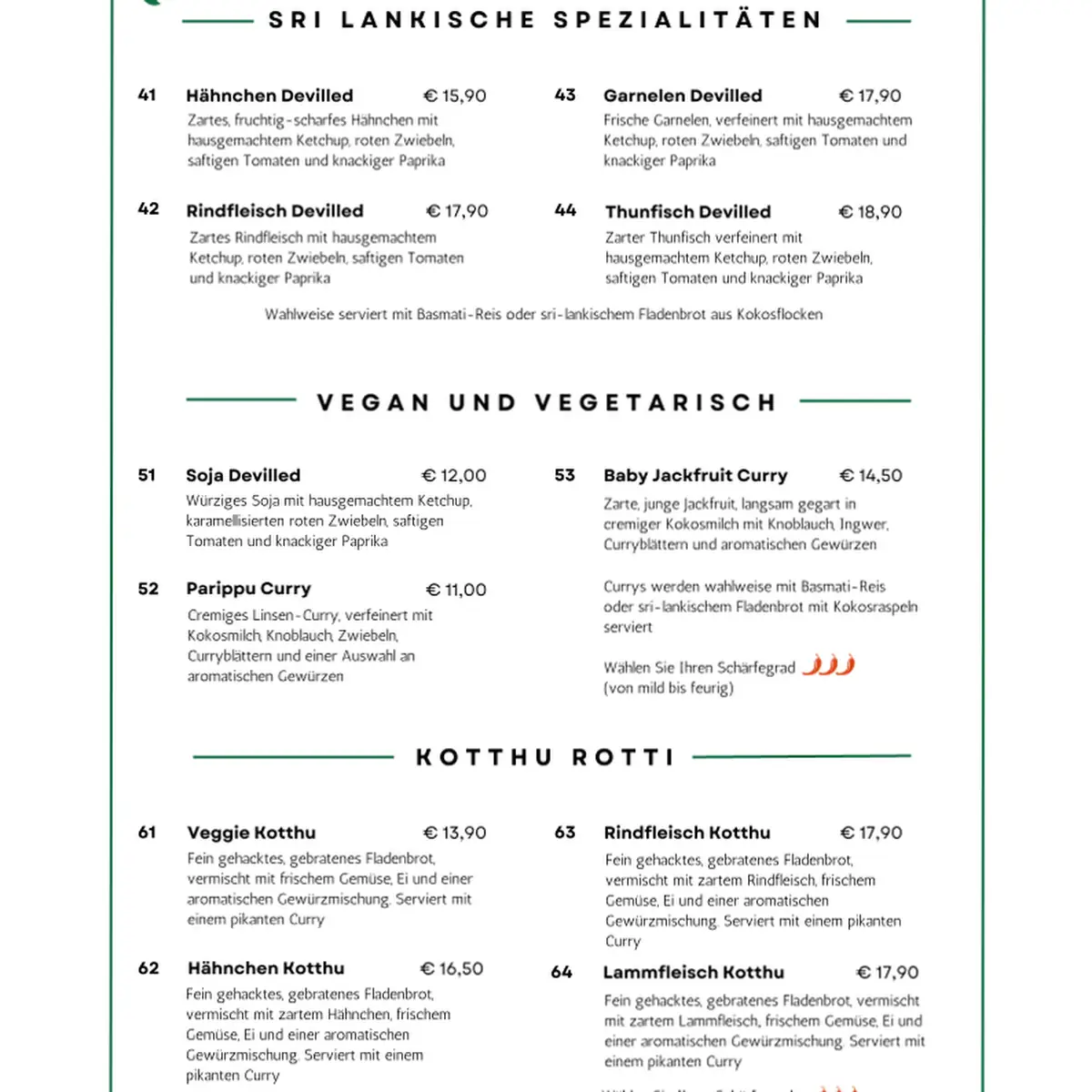 Speisekarte photo 3