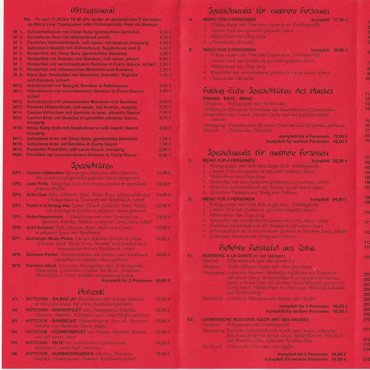 Speisekarte photo 6