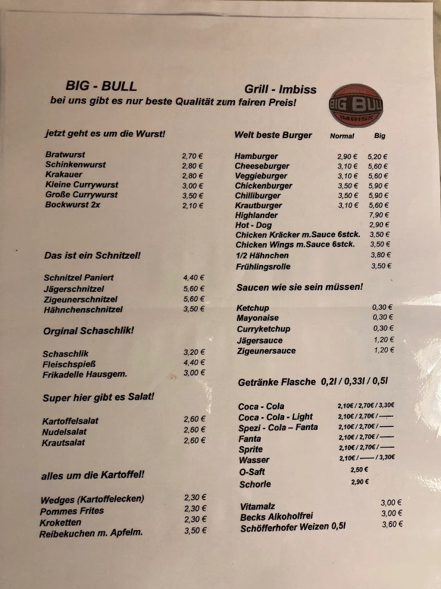 Speisekarte photo 1