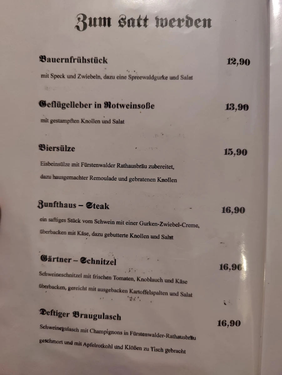 Speisekarte photo 3