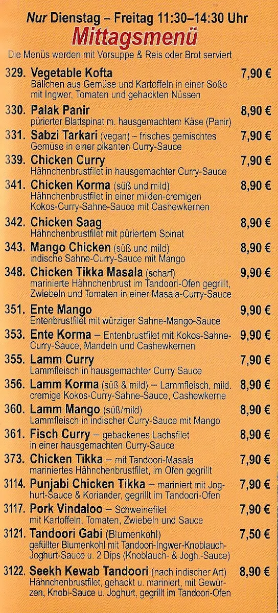 Speisekarte photo 8
