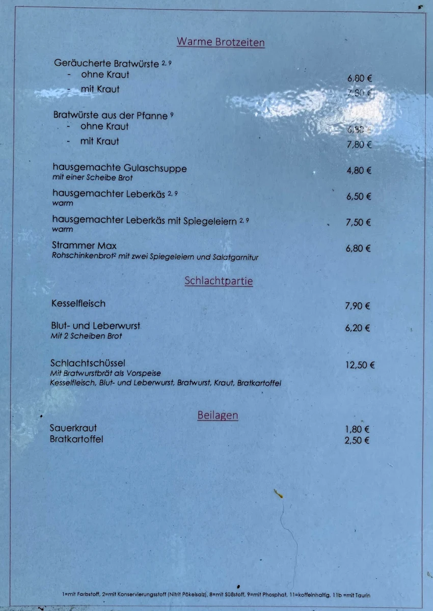 Speisekarte photo 3