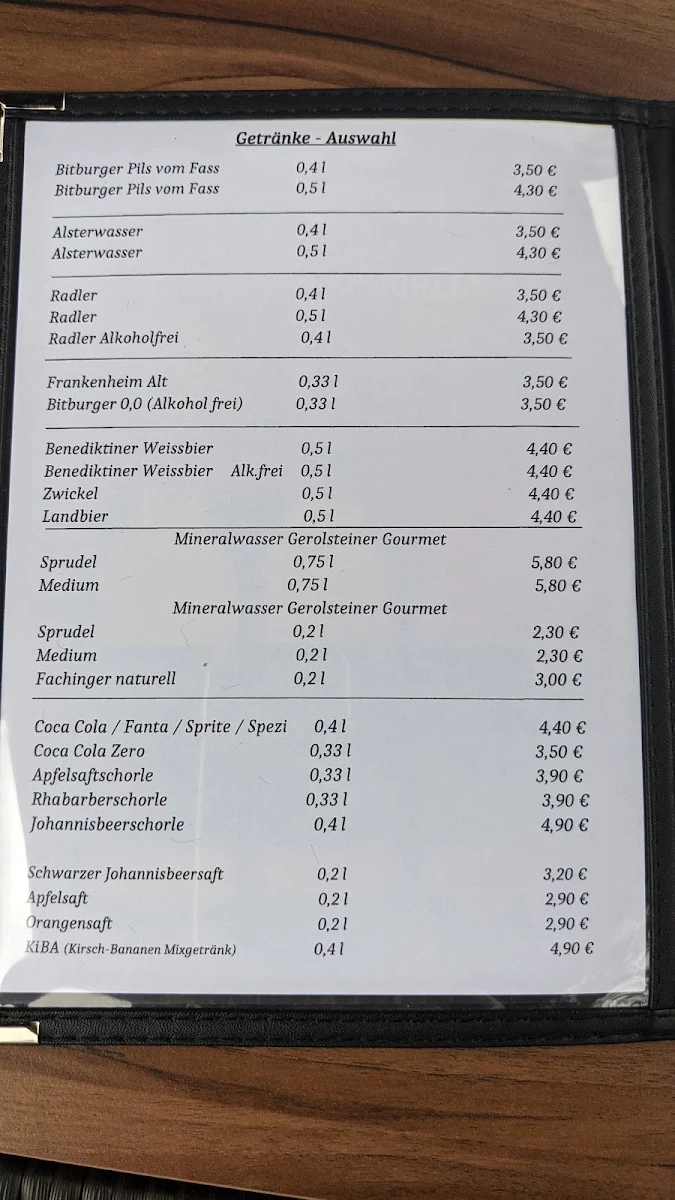 Speisekarte photo 6