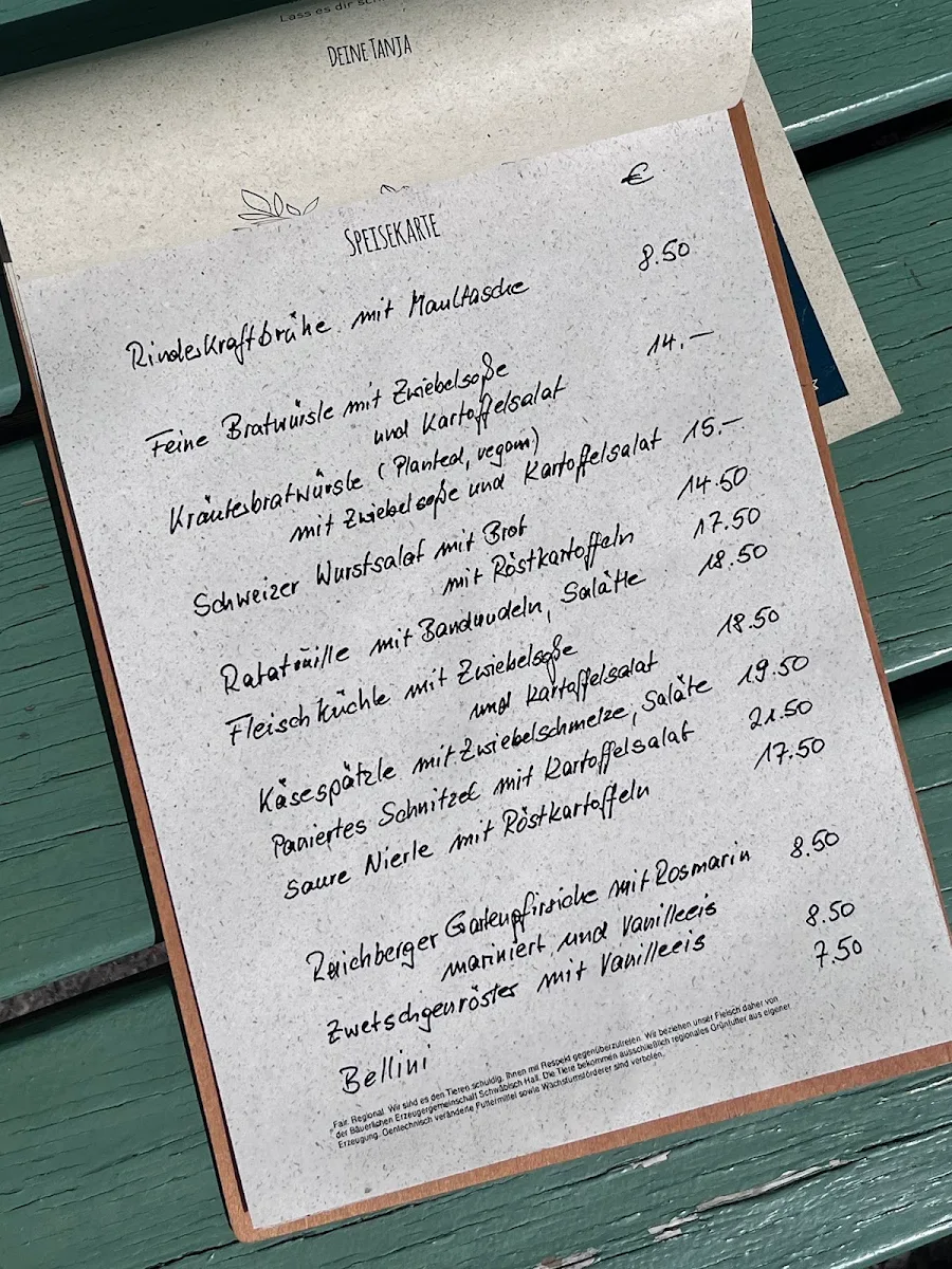 Speisekarte photo 2
