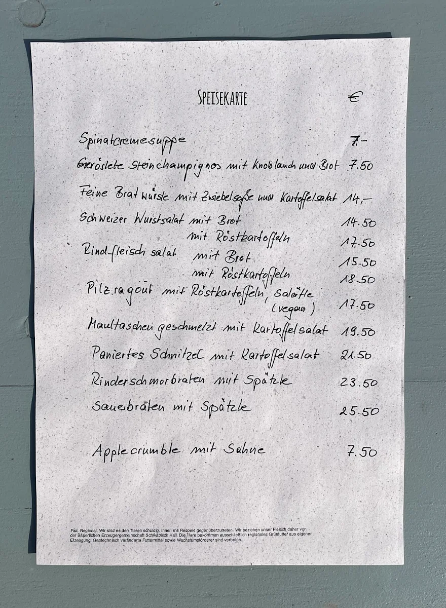 Speisekarte photo 8