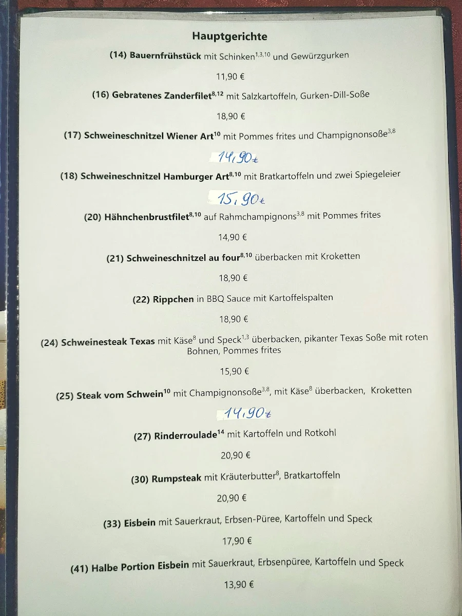 Speisekarte photo 3