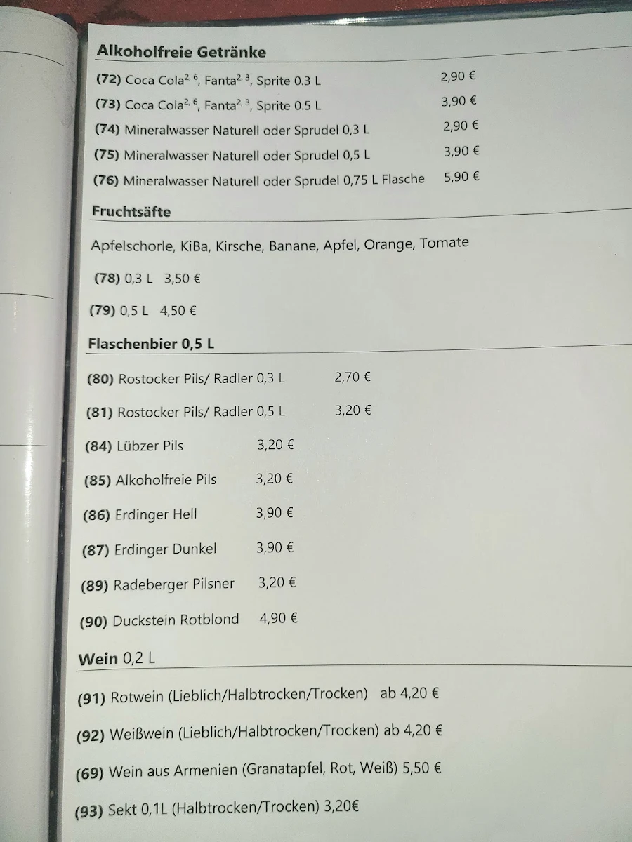 Speisekarte photo 4