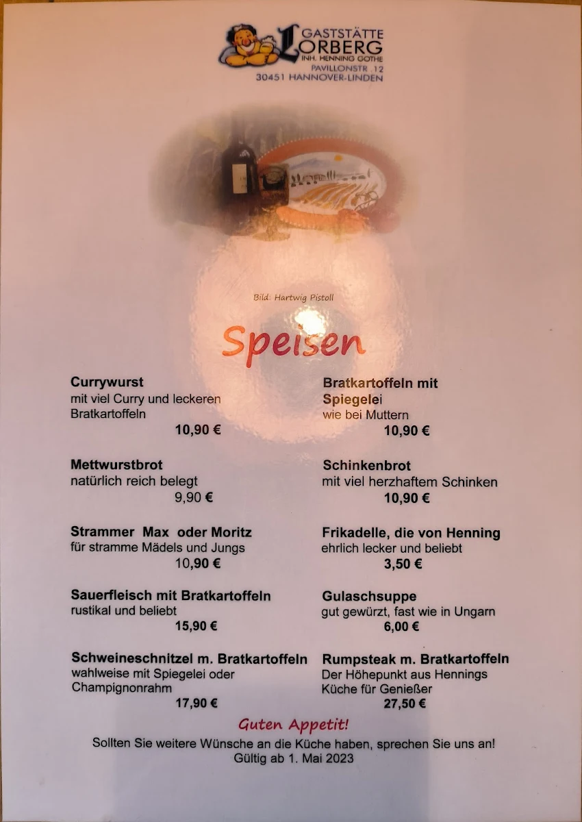 Speisekarte photo 1