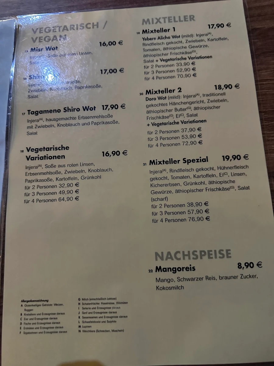 Speisekarte photo 1