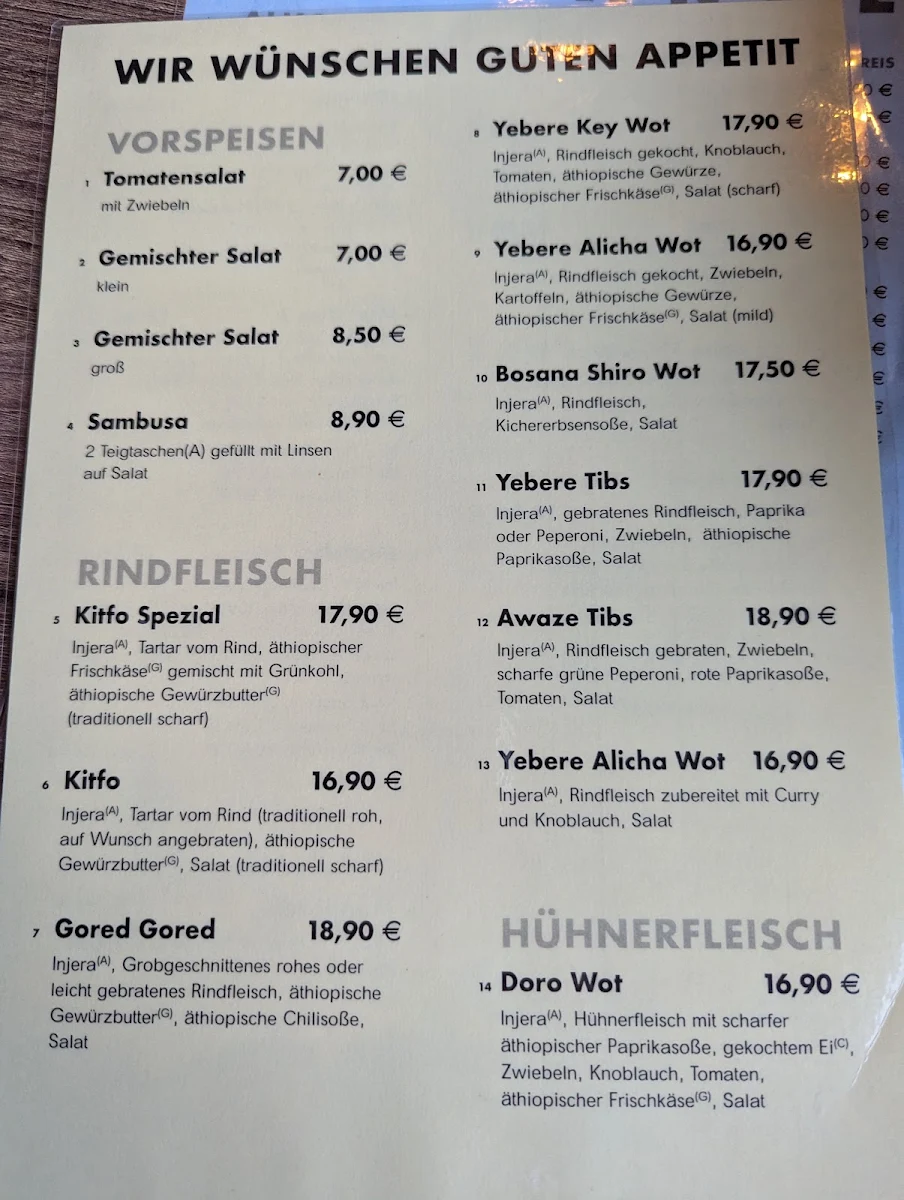 Speisekarte photo 2