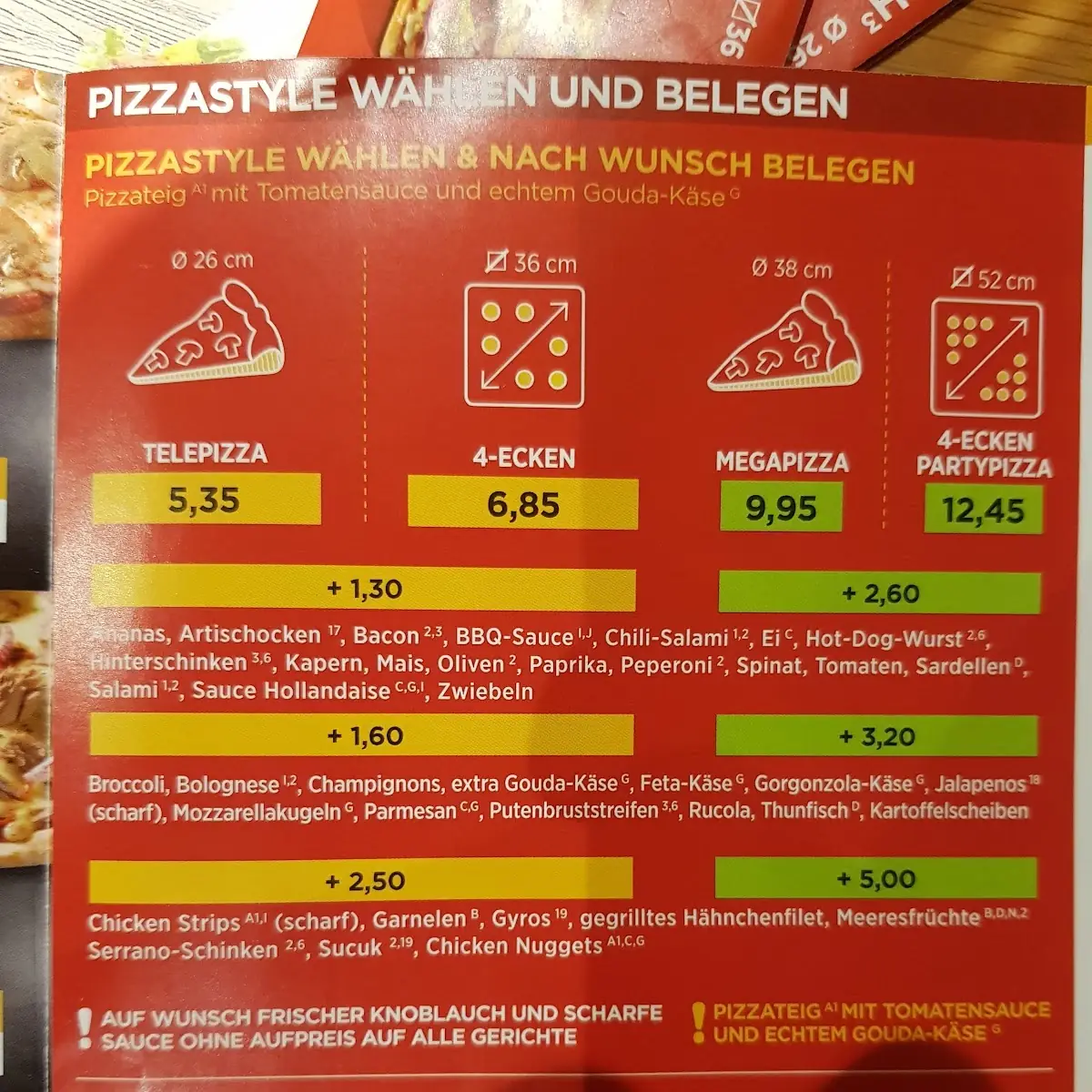 Speisekarte photo 1