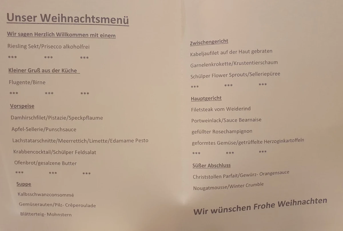 Speisekarte photo 1