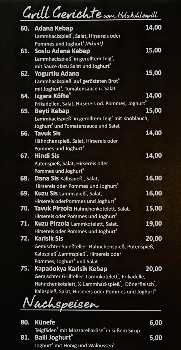 Speisekarte photo 1