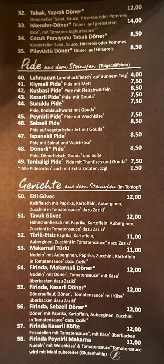 Speisekarte photo 6