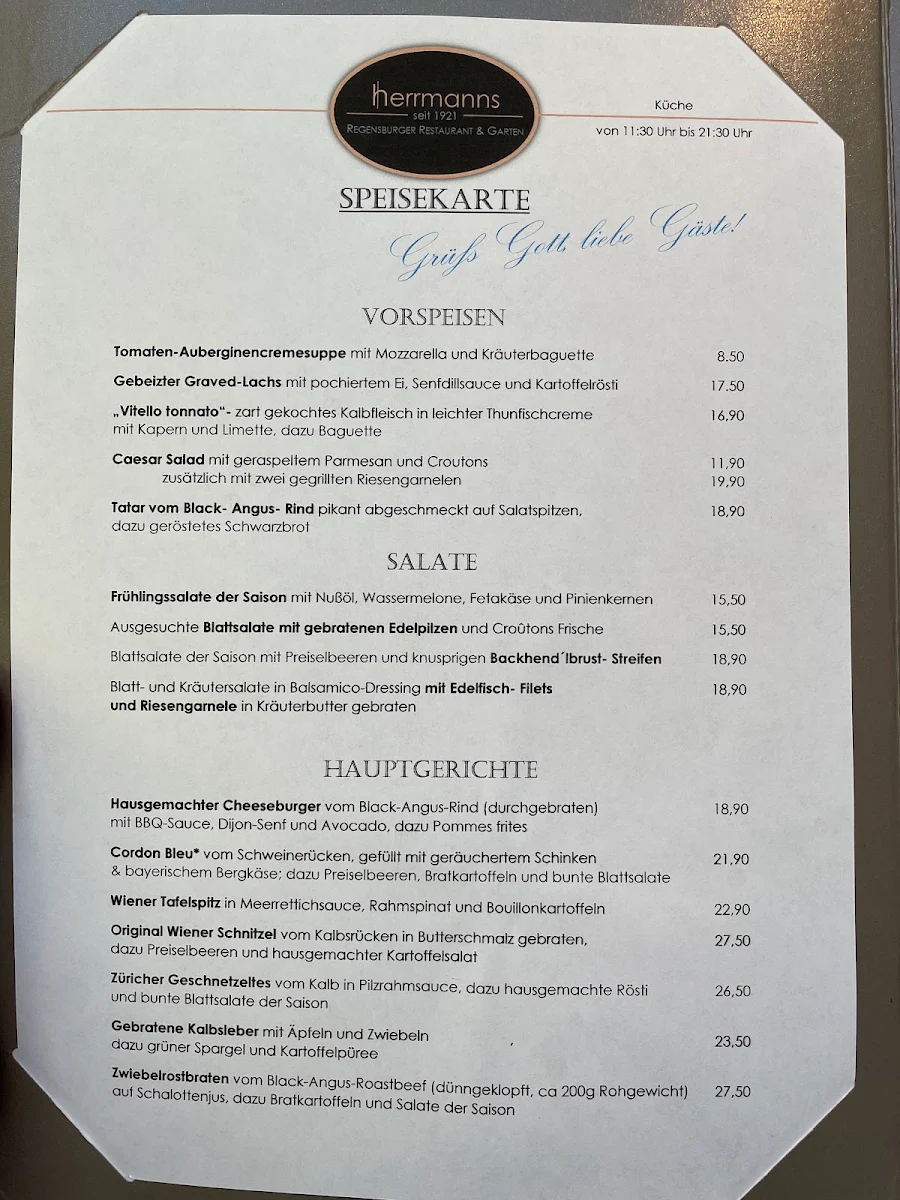 Speisekarte photo 1