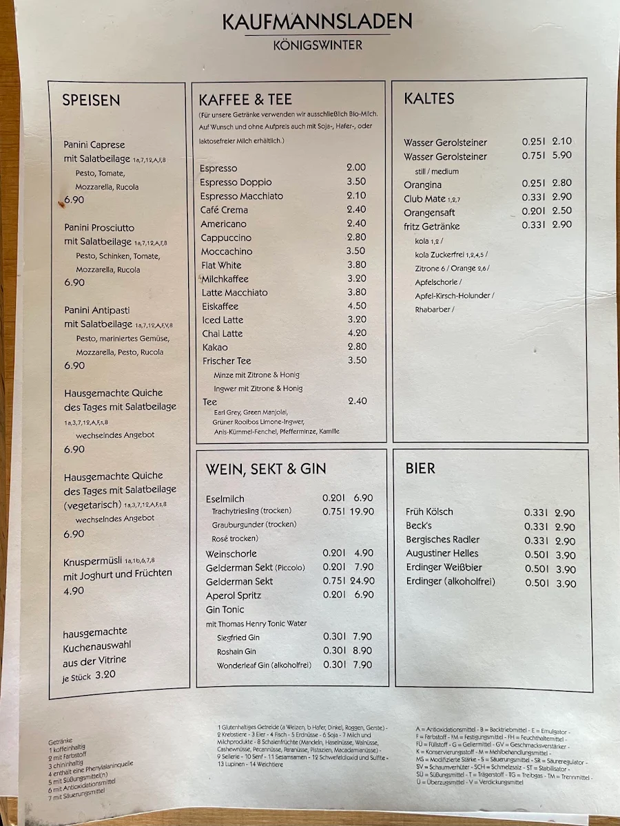 Speisekarte photo 1