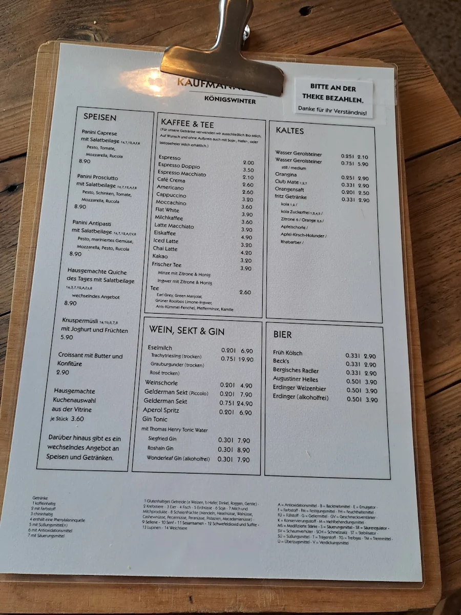 Speisekarte photo 2