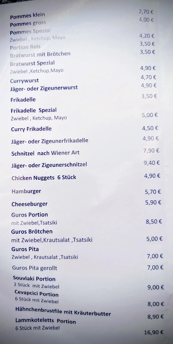 Speisekarte photo 1