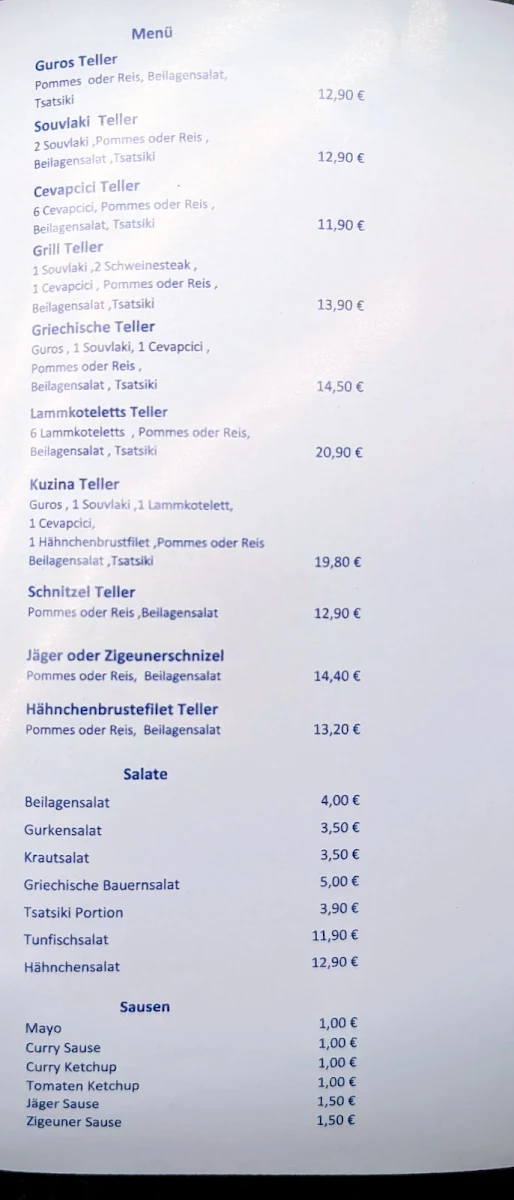 Speisekarte photo 5