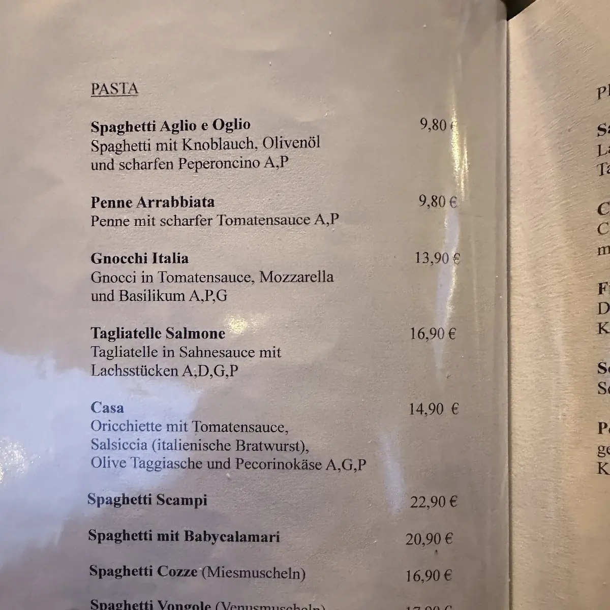 Speisekarte photo 3