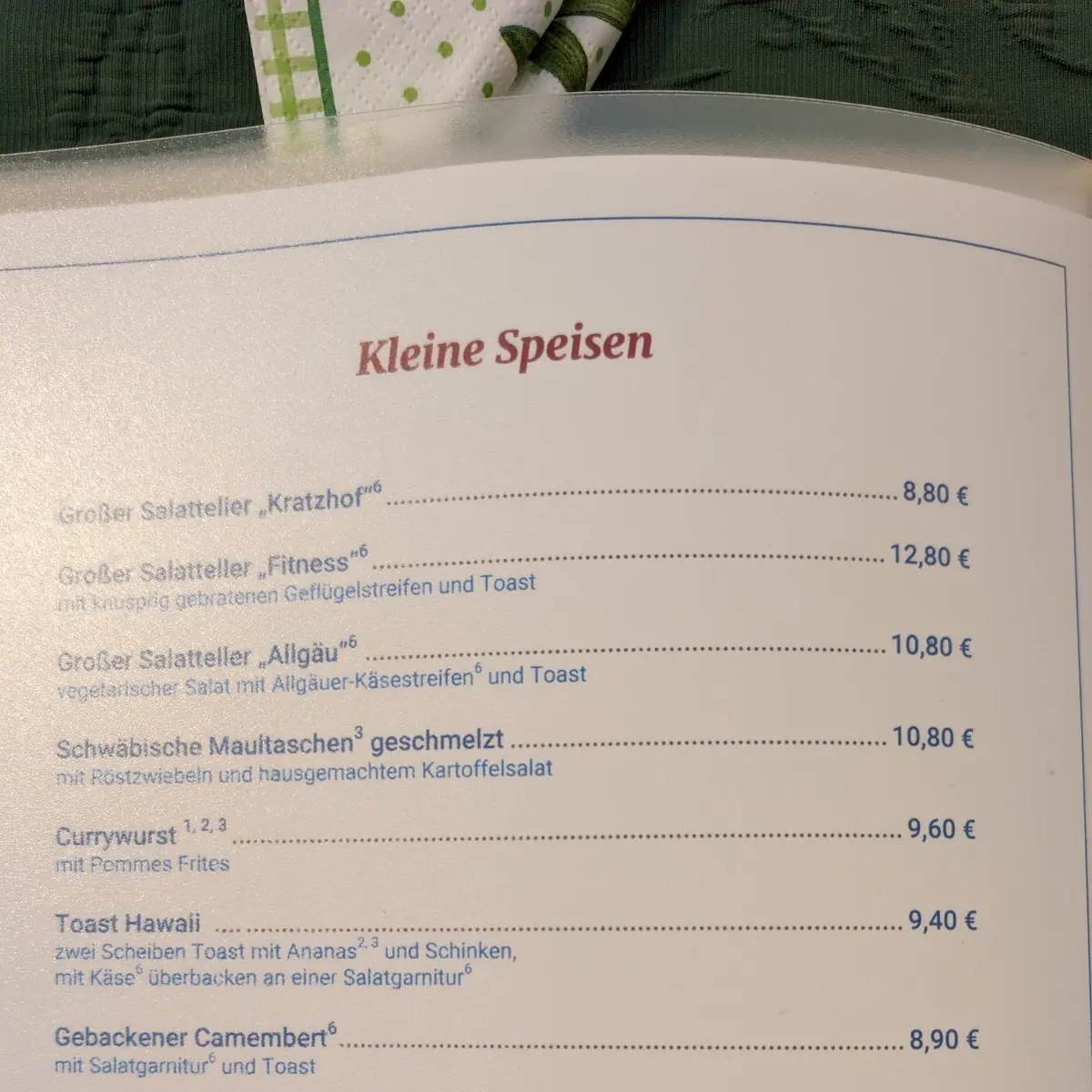 Speisekarte photo 10