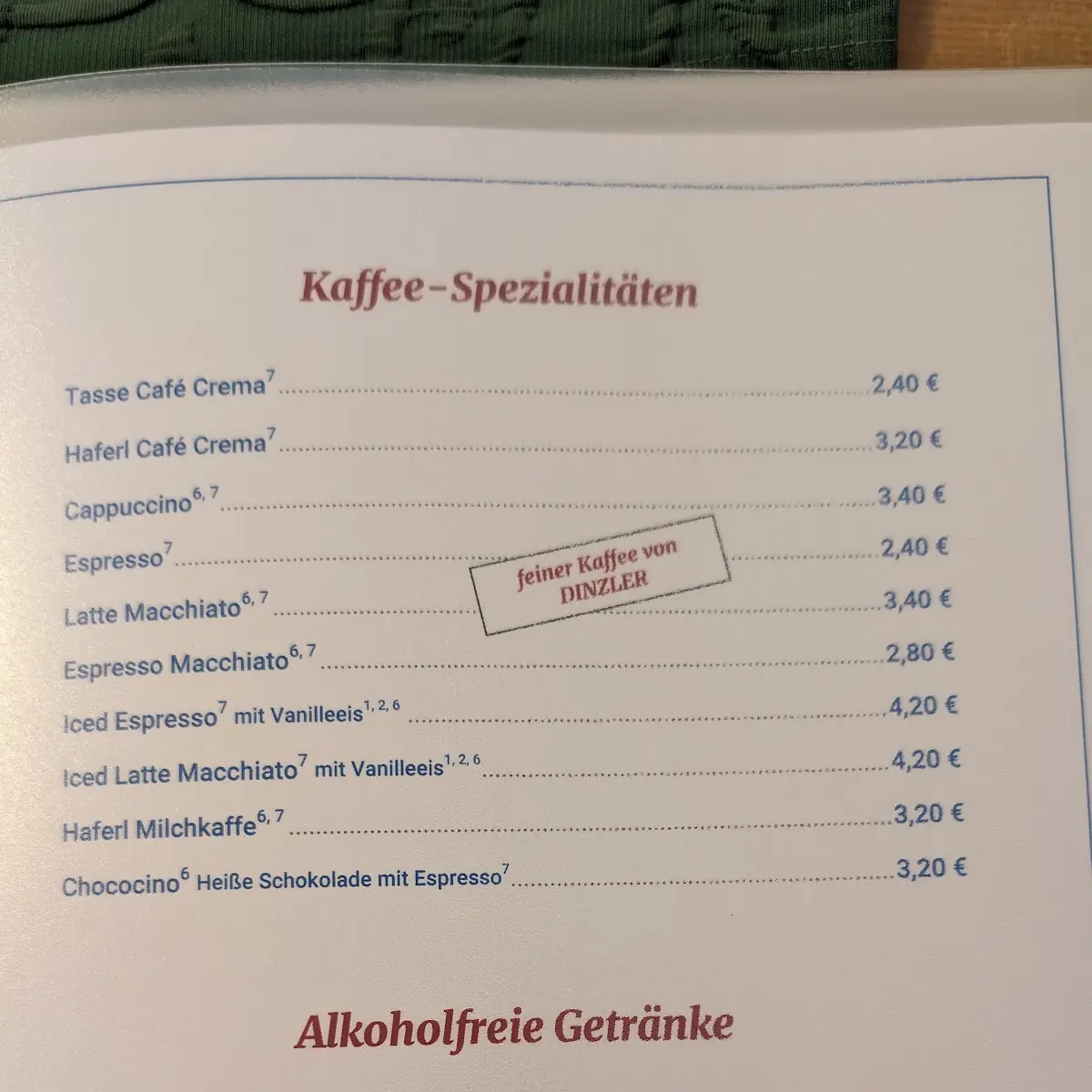Speisekarte photo 7