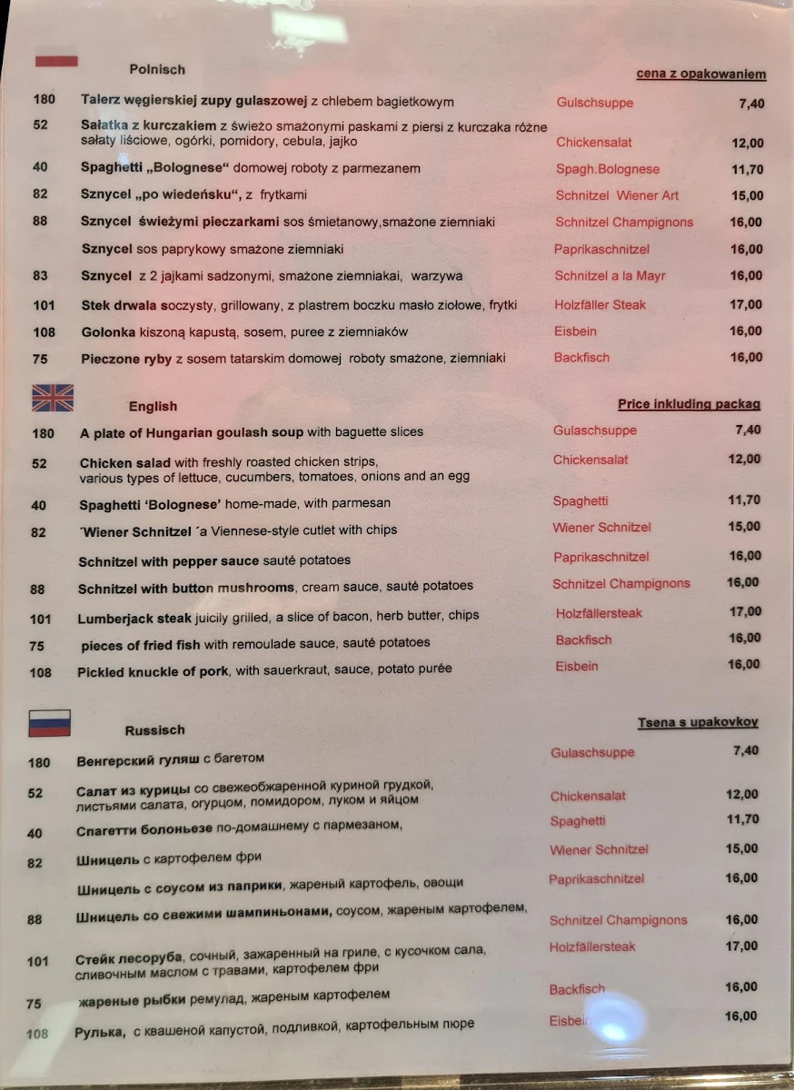 Speisekarte photo 9
