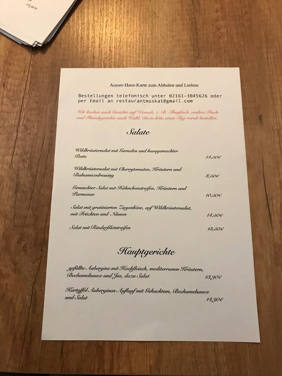 Speisekarte photo 1