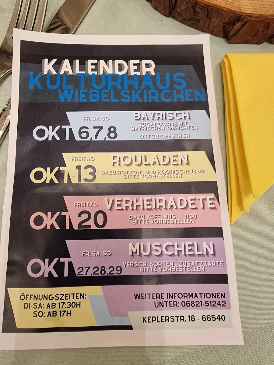 Speisekarte photo 1