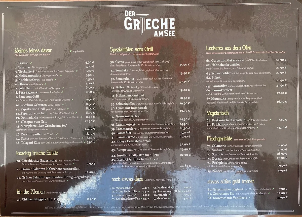 Speisekarte photo 1
