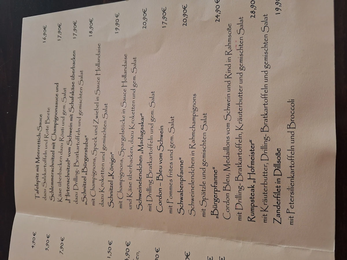 Speisekarte photo 2