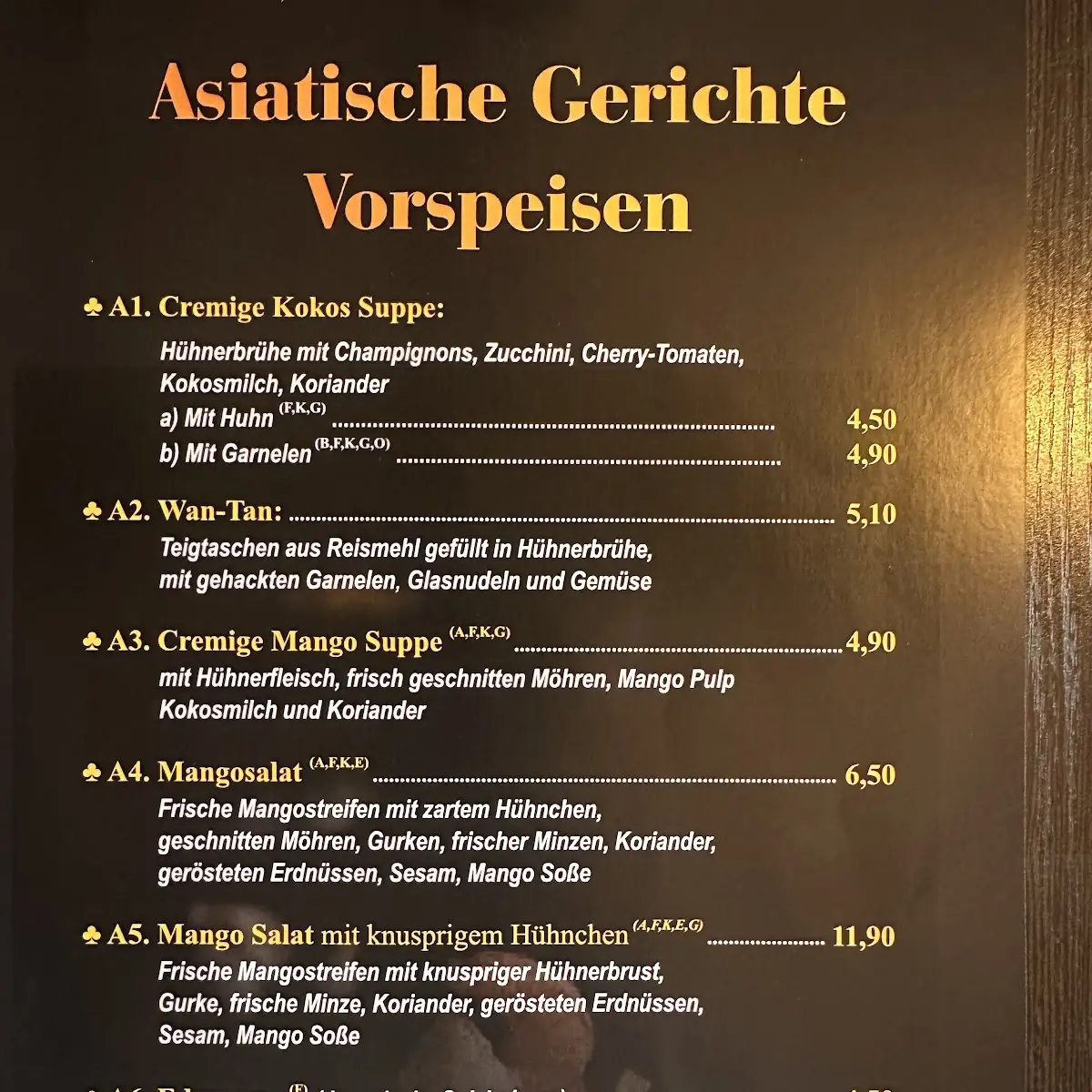 Speisekarte photo 4