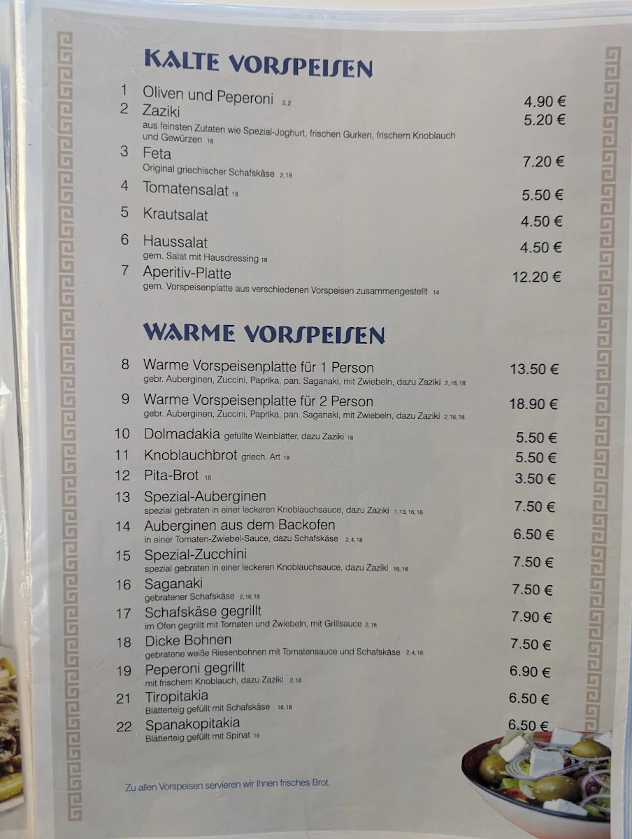 Speisekarte photo 2