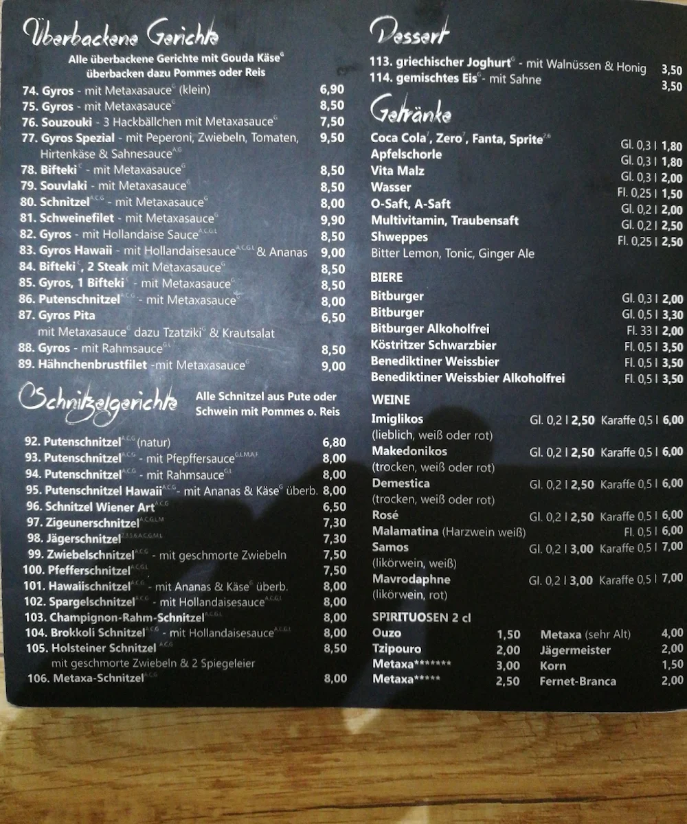Speisekarte photo 10