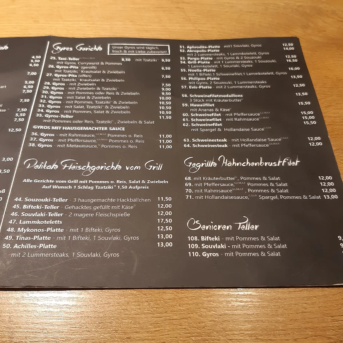 Speisekarte photo 6