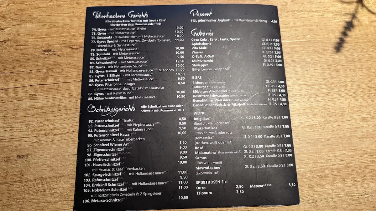 Speisekarte photo 9