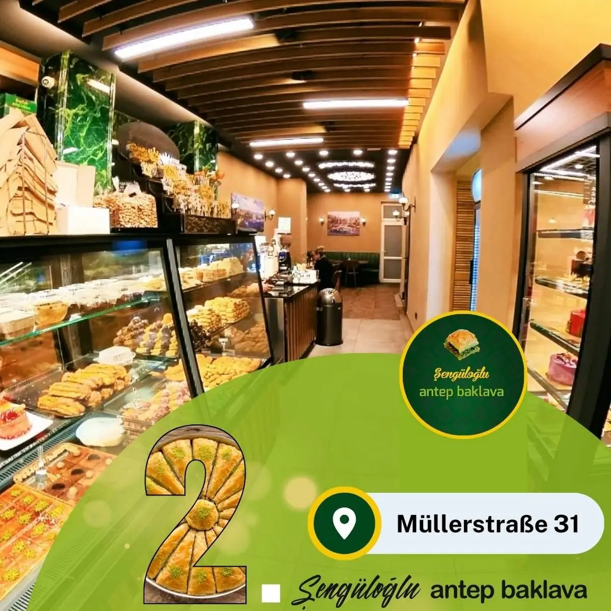 Atmosphäre, Şengüloğlu Antep Baklava