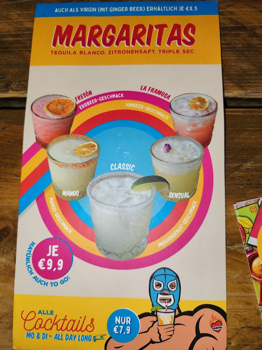 Speisekarte, Casita Mexicana